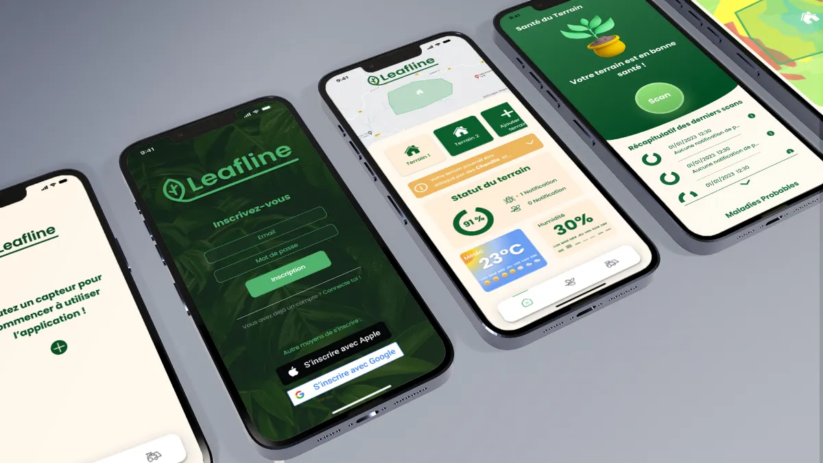 Aperçu du projet Leafline