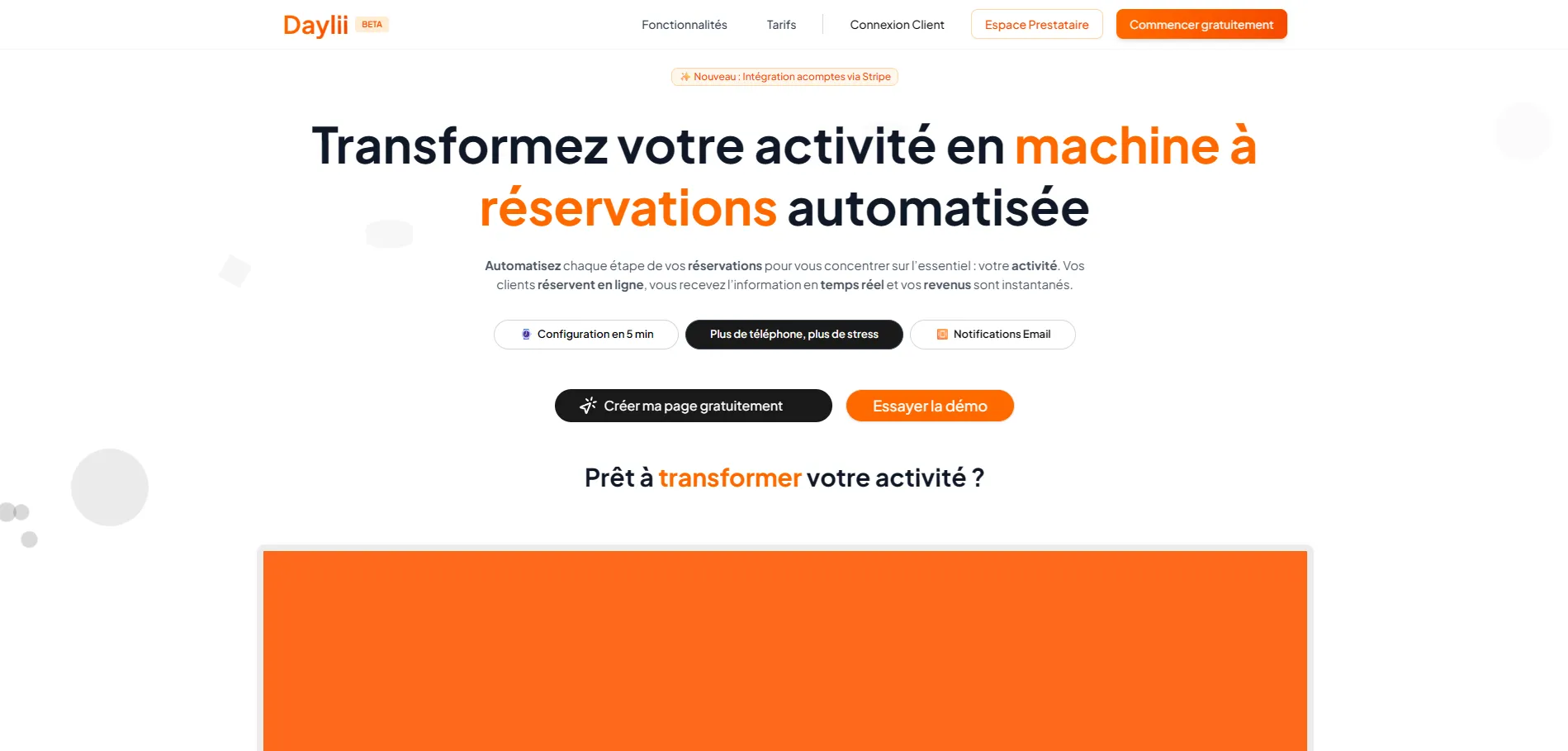 Aperçu du projet Daylii