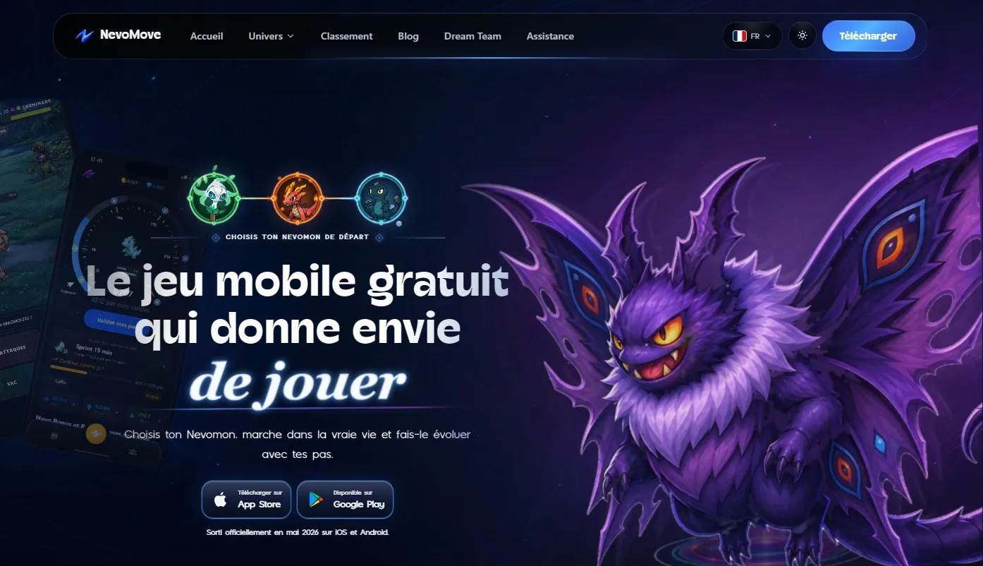Aperçu du projet NevoMove