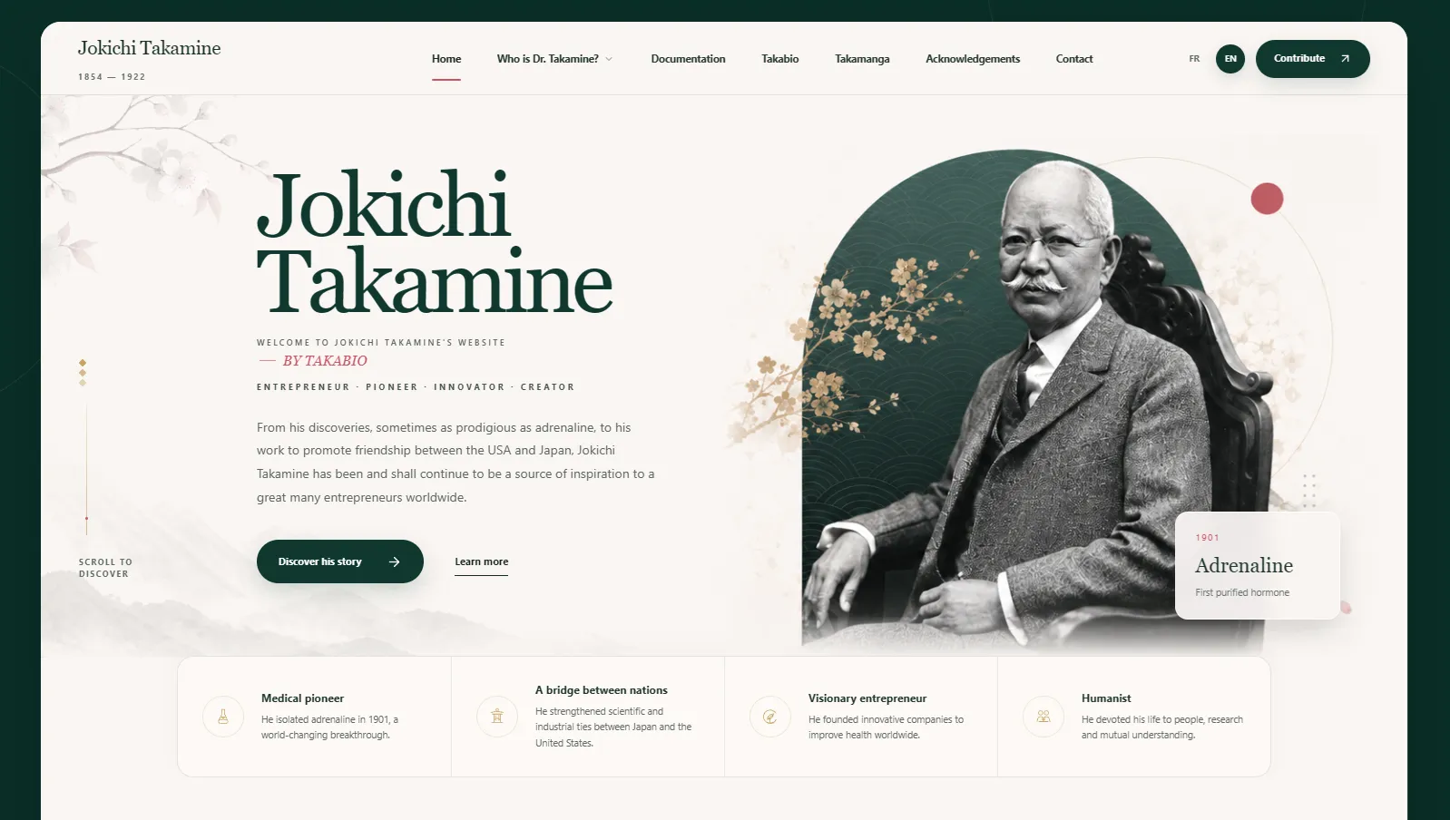 Aperçu du projet Jokichi Takamine