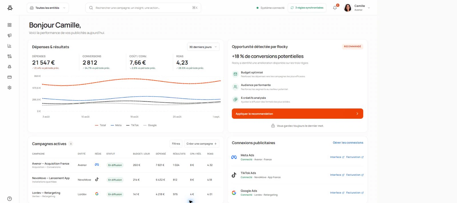 Aperçu du projet Rocky OS