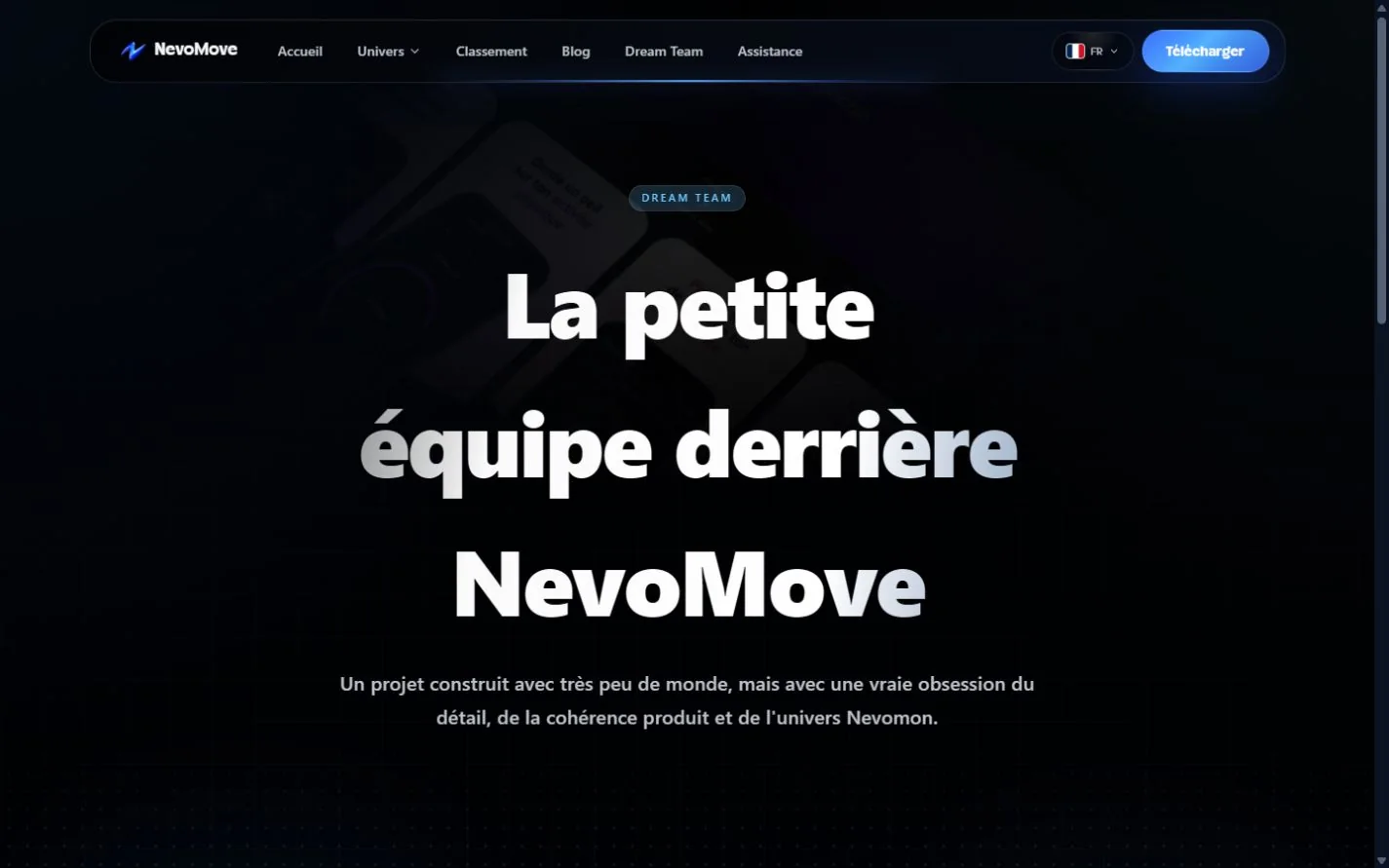 Présentation de la petite équipe derrière NevoMove