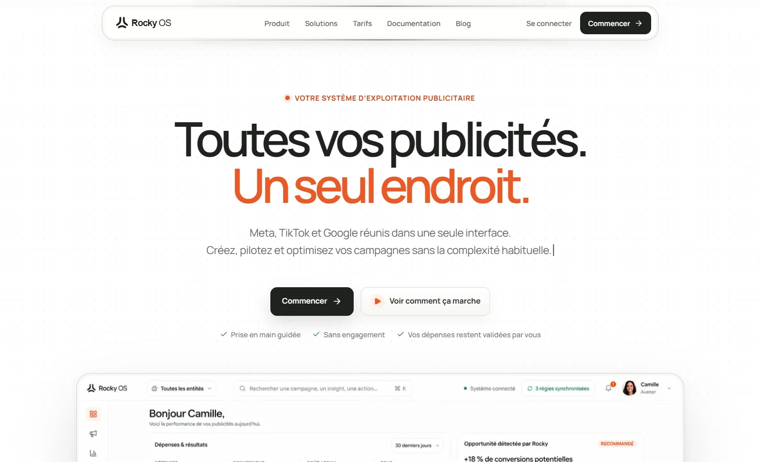 Aperçu du projet Rocky OS